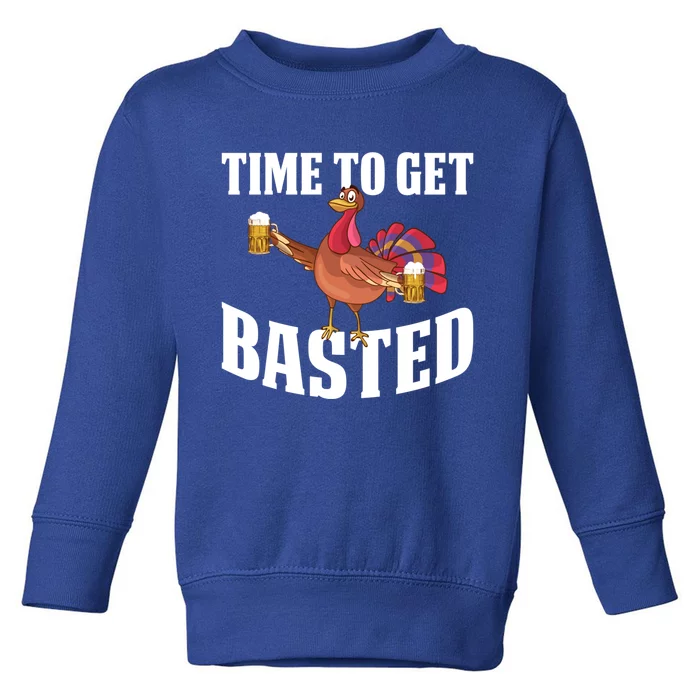 Time To Get Basted Gift Toddler Sweatshirt