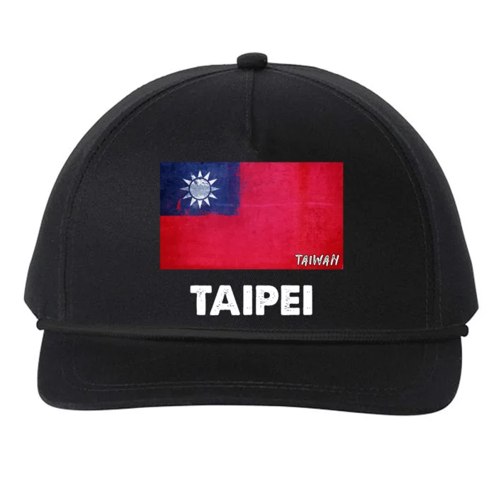 Taipei Taiwan Gift Snapback Five-Panel Rope Hat