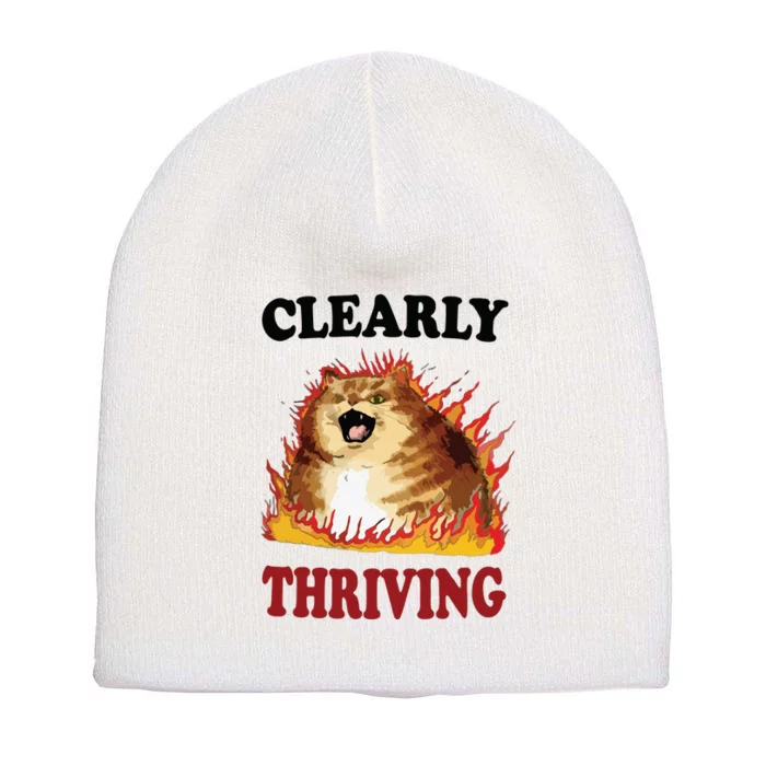 Thriving Short Acrylic Beanie