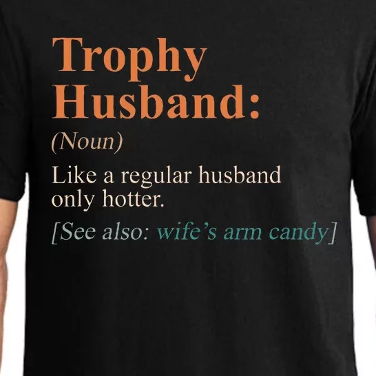 Trophy That Husband Definition Husband Anniversary Pajama Set