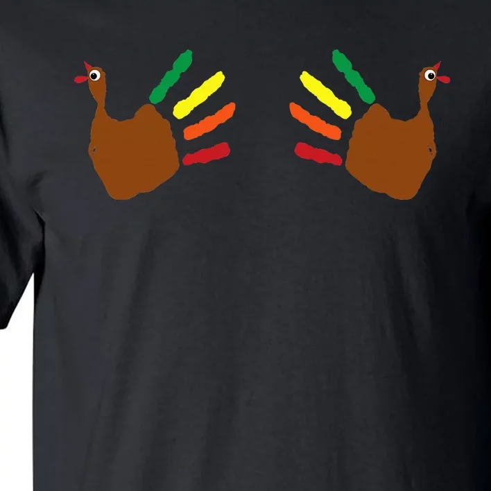 Thanksgiving Turkey Hands On Boobs Tall T-Shirt