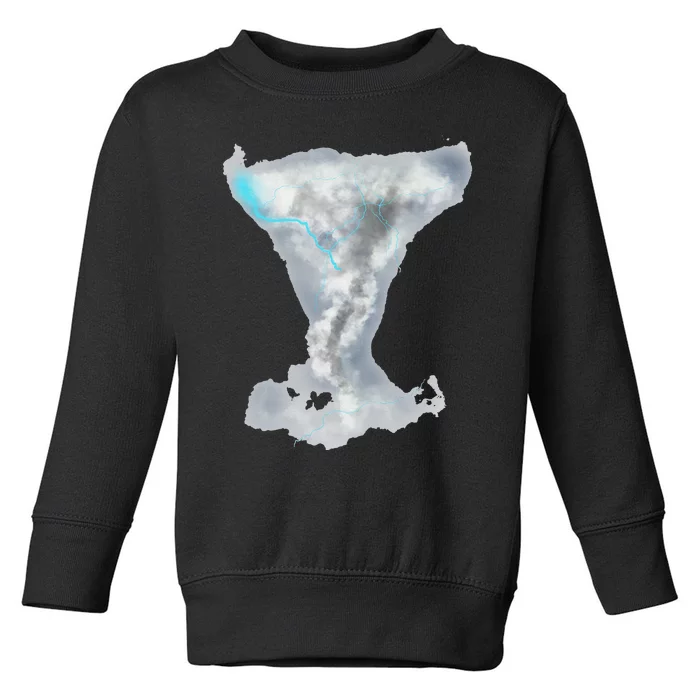 Tornado Twister Hurricane Stormchaser Storm Chaser Toddler Sweatshirt