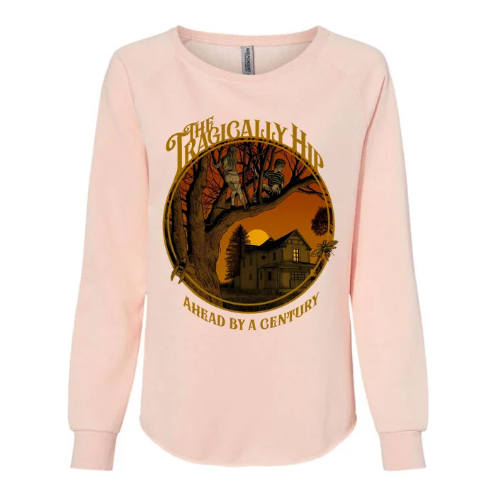 The Tragically Hip Ahead By A Century Womens California Wash Sweatshirt