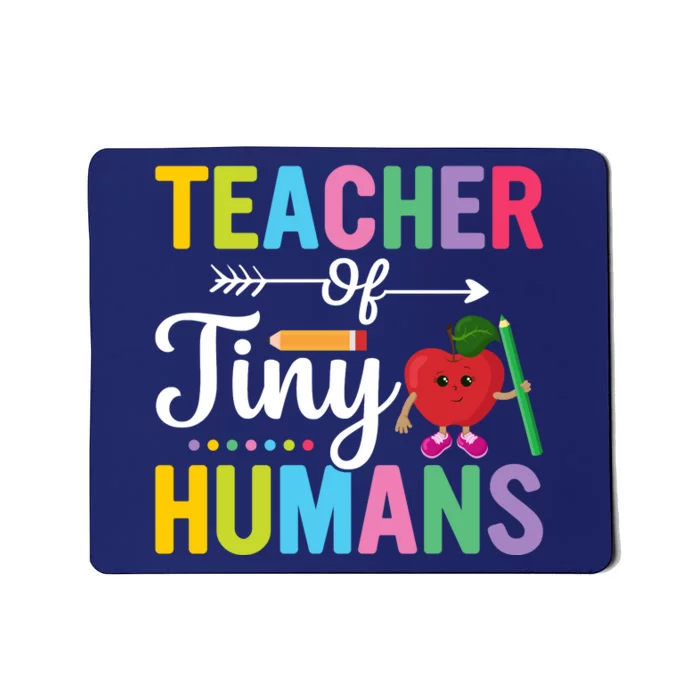 Teacher Tiny Human Back To School Appel Mousepad