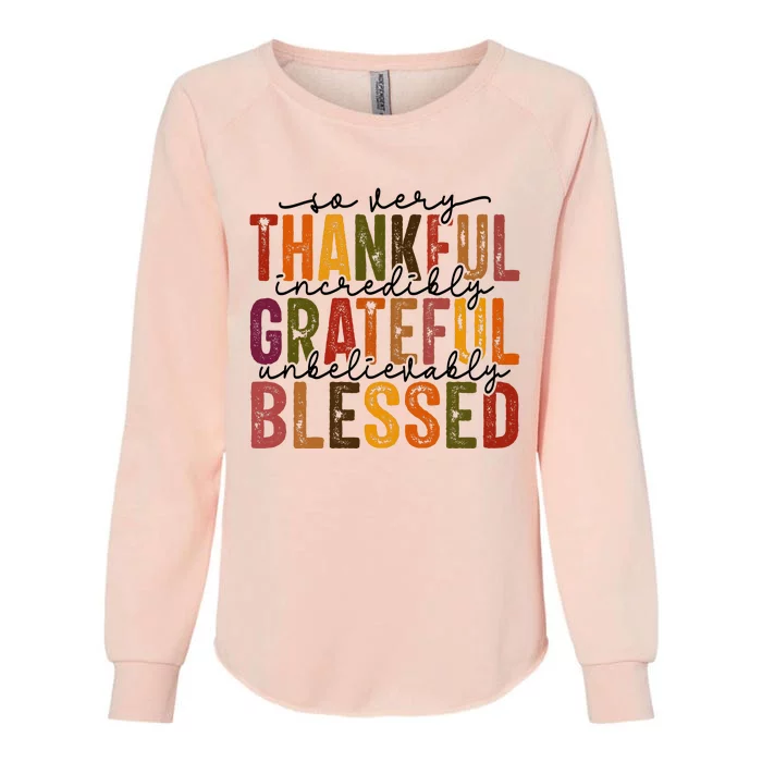 Thanksgiving Womens California Wash Sweatshirt