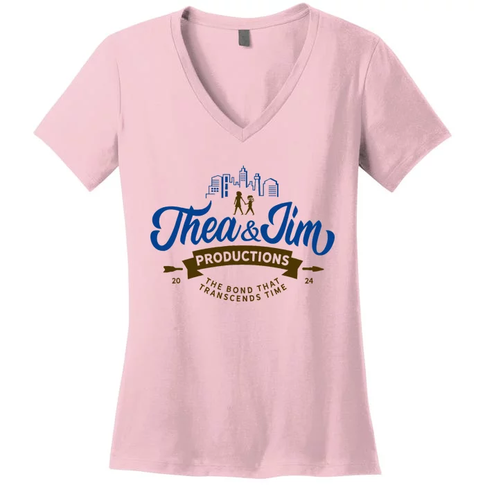 Thea&Jim Women's V-Neck T-Shirt