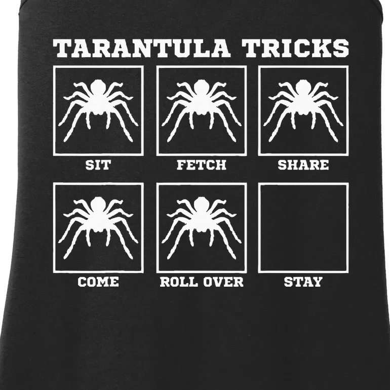 Tarantula Tricks Hairy Spiders Ntomophile Entomologist Ladies Essential Tank