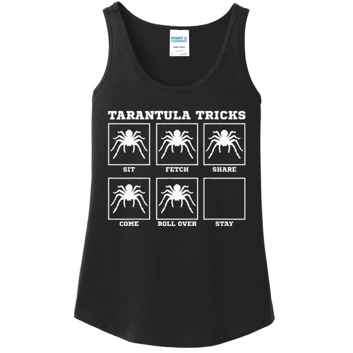 Tarantula Tricks Hairy Spiders Ntomophile Entomologist Ladies Essential Tank