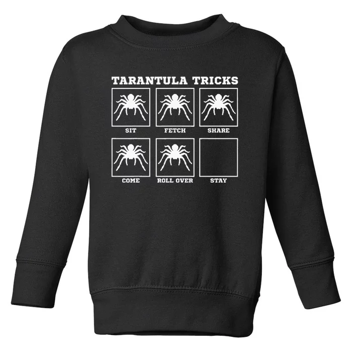 Tarantula Tricks Hairy Spiders Ntomophile Entomologist Toddler Sweatshirt