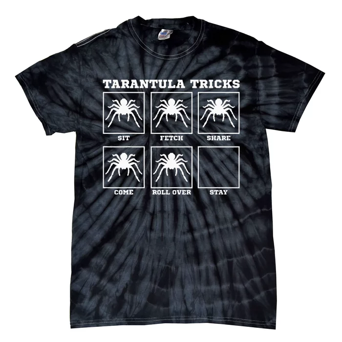 Tarantula Tricks Hairy Spiders Ntomophile Entomologist Tie-Dye T-Shirt