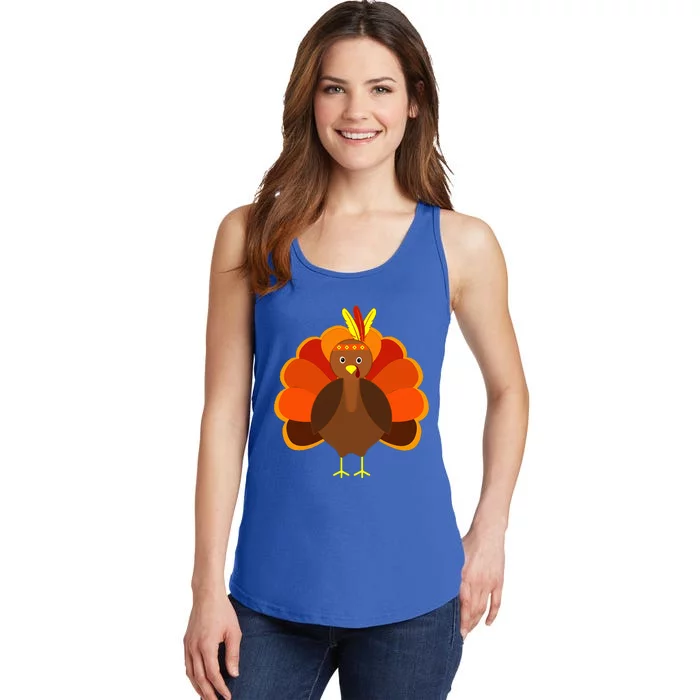 Thanksgiving Turkey Happy Turkey Day Funny Thanksgiving Day Ladies Essential Tank