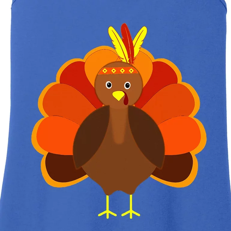 Thanksgiving Turkey Happy Turkey Day Funny Thanksgiving Day Ladies Essential Tank