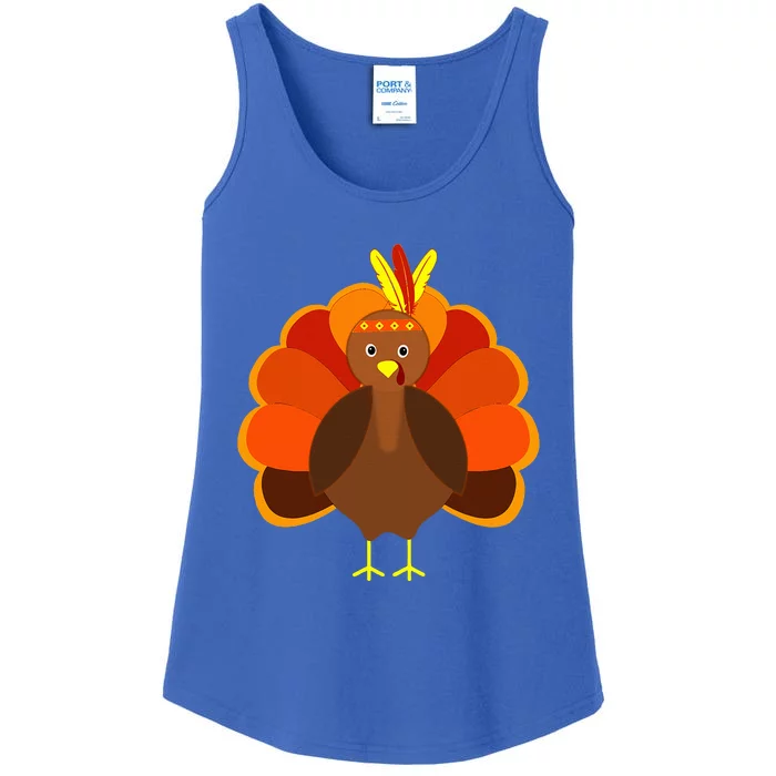 Thanksgiving Turkey Happy Turkey Day Funny Thanksgiving Day Ladies Essential Tank