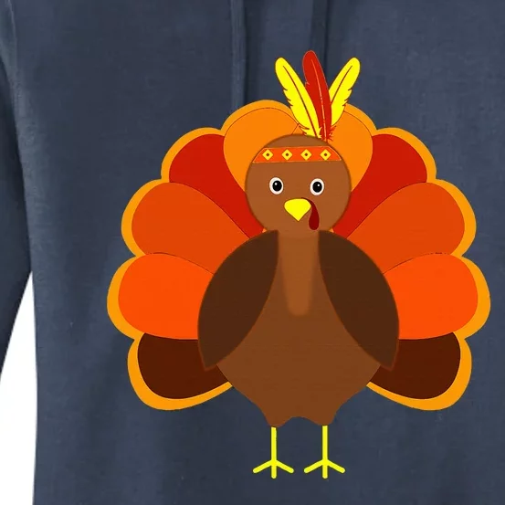 Thanksgiving Turkey Happy Turkey Day Funny Thanksgiving Day Women's Pullover Hoodie