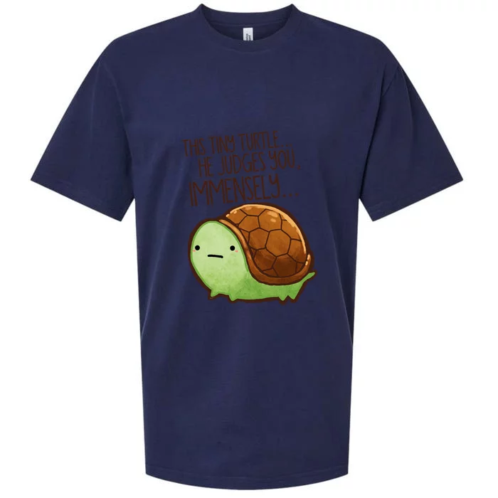 This Turtle.. He Judges You. Sueded Cloud Jersey T-Shirt