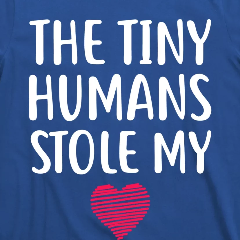 The Tiny Hu Stole My Heart Teacher Valentines Day Gift Meaningful Gift T-Shirt