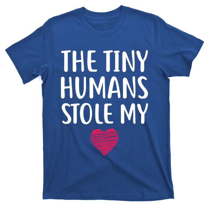 The Tiny Hu Stole My Heart Teacher Valentines Day Gift Meaningful Gift T-Shirt