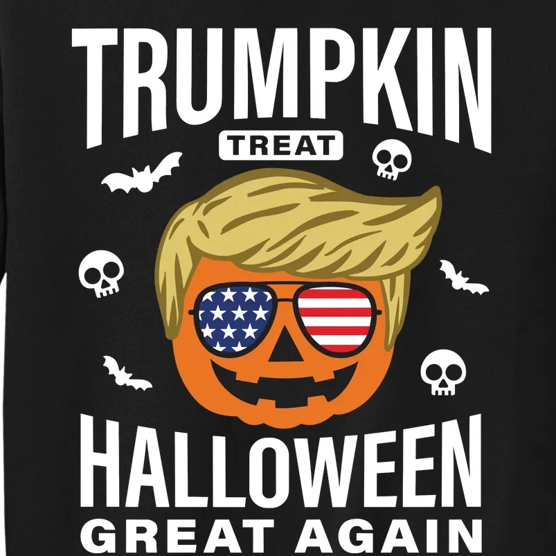 Trumpkin Treat Halloween Great Tall Sweatshirt