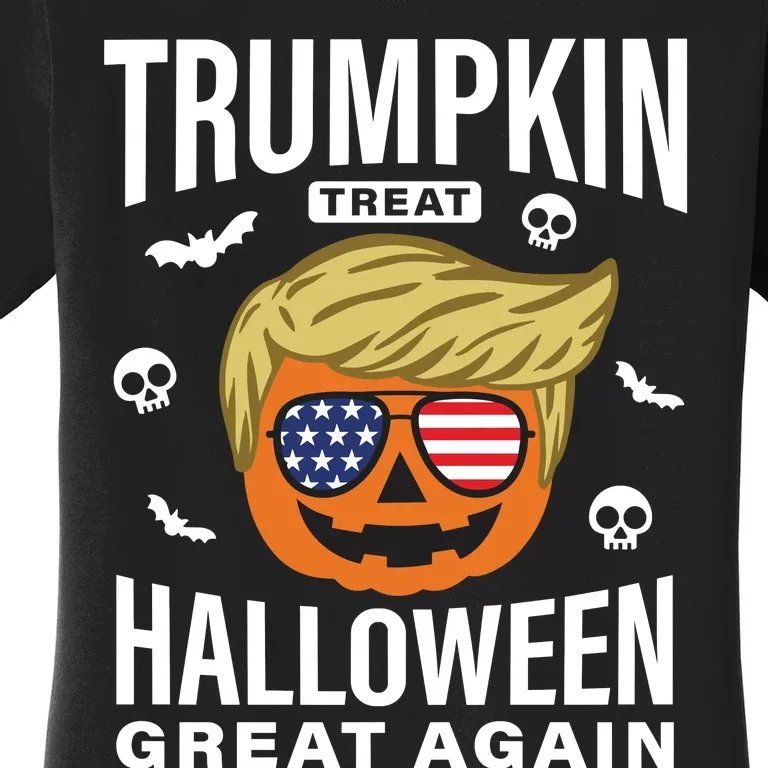 Trumpkin Treat Halloween Great Women's T-Shirt