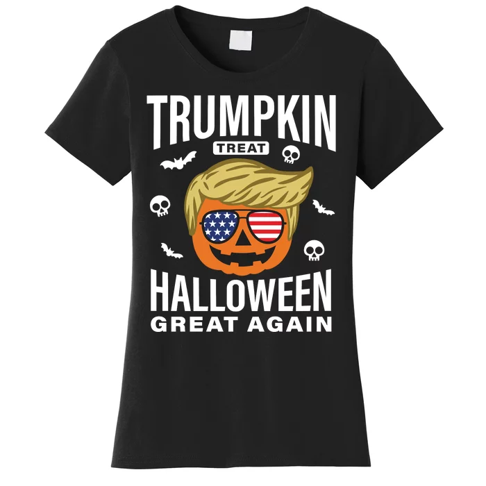 Trumpkin Treat Halloween Great Women's T-Shirt