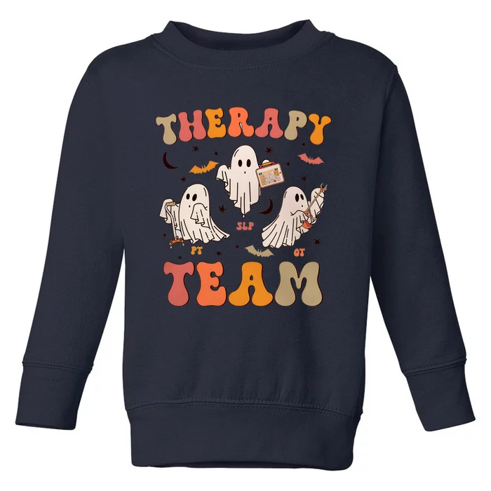 Therapy Team Halloween Slp Ot Pt Toddler Sweatshirt