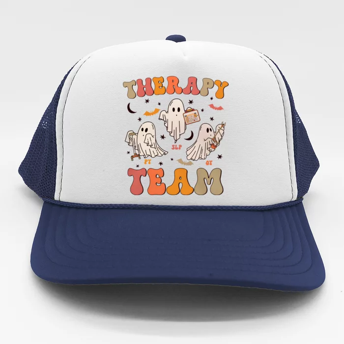 Therapy Team Halloween Slp Ot Pt Trucker Hat