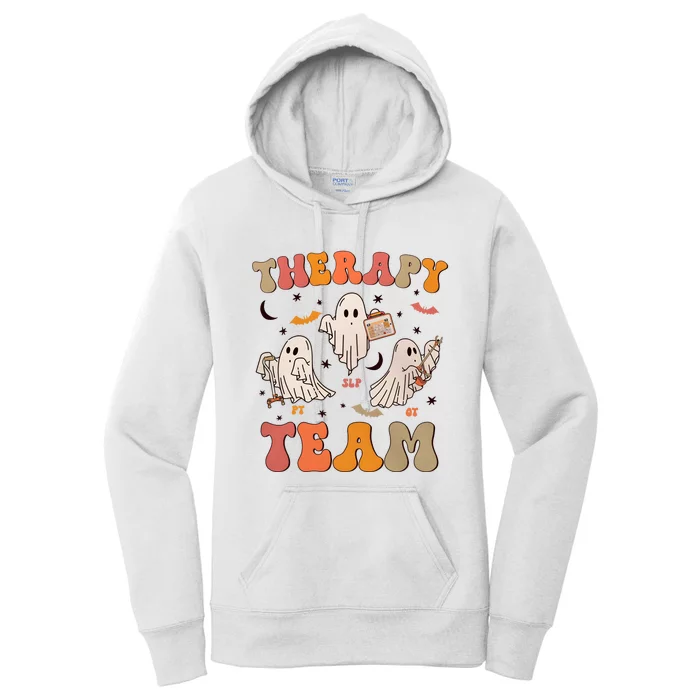 Therapy Team Halloween Slp Ot Pt Women's Pullover Hoodie