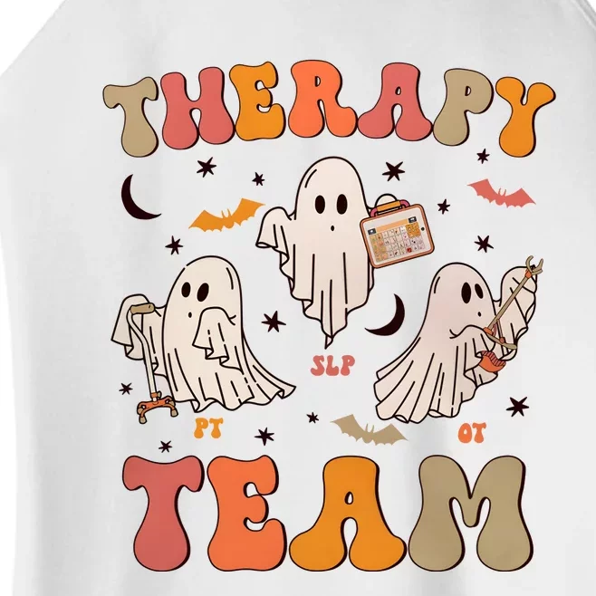 Therapy Team Halloween Slp Ot Pt Women’s Perfect Tri Rocker Tank