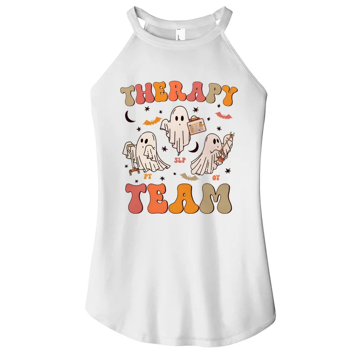 Therapy Team Halloween Slp Ot Pt Women’s Perfect Tri Rocker Tank