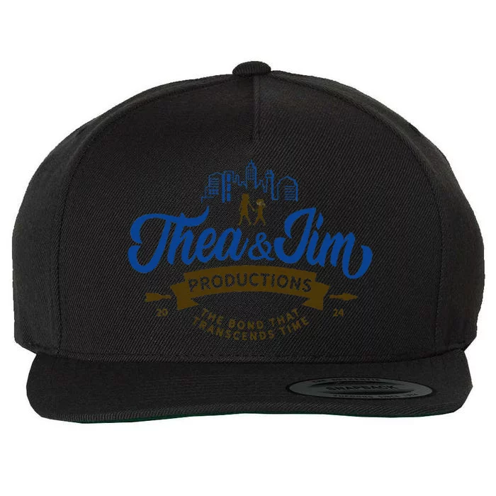 Thea&Jim Wool Snapback Cap