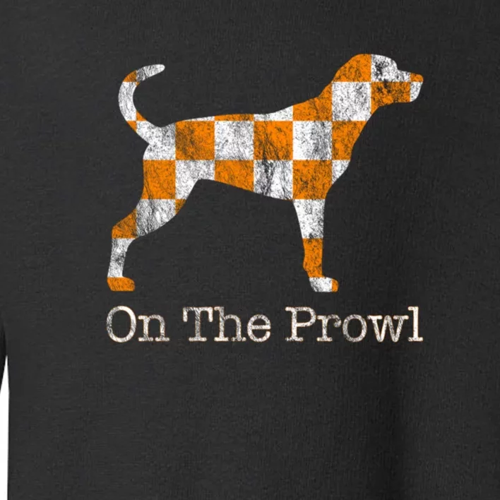 Tennessee TN Hound On The Prowl Vol Dog Knoxville Fan Game Gift Toddler Sweatshirt