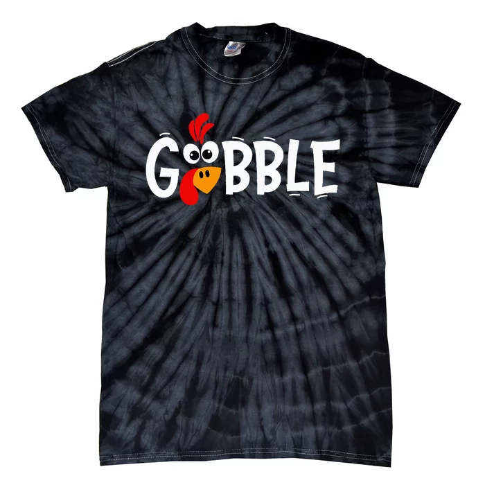 Turkey Trot Hilarious Thanksgiving Gathering Tie-Dye T-Shirt