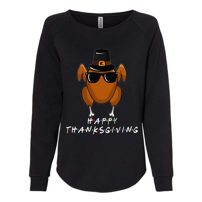 Thanksgiving Turkey Head Funny Turkey For Friend Womens California Wash Sweatshirt