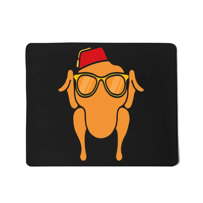 Thanksgiving Turkey Head Funny Gift For Friends Mousepad