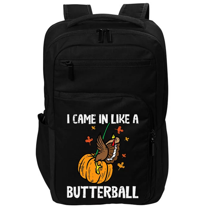 Turkey Trot Hilarious Thanksgiving Costume Impact Tech Backpack