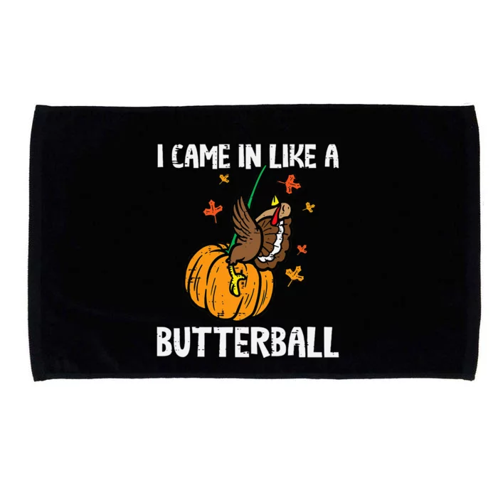 Turkey Trot Hilarious Thanksgiving Costume Microfiber Hand Towel