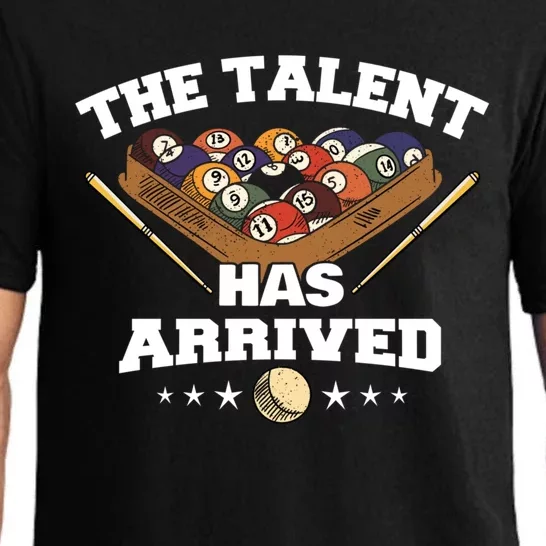 The Talent Has Arrived Funny Pool Player Billiard Cool Gift Pajama Set