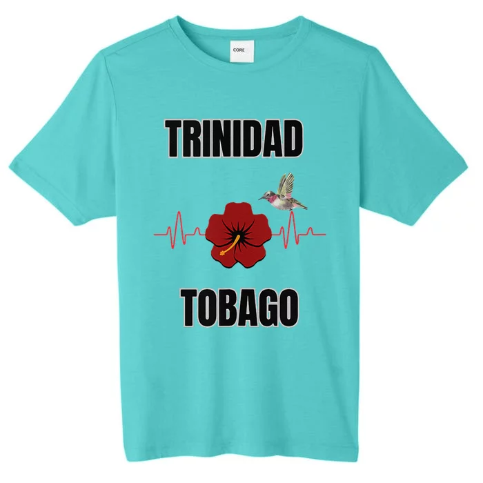 Trinidad Tobago Heartbeat Hibiscus ChromaSoft Performance T-Shirt