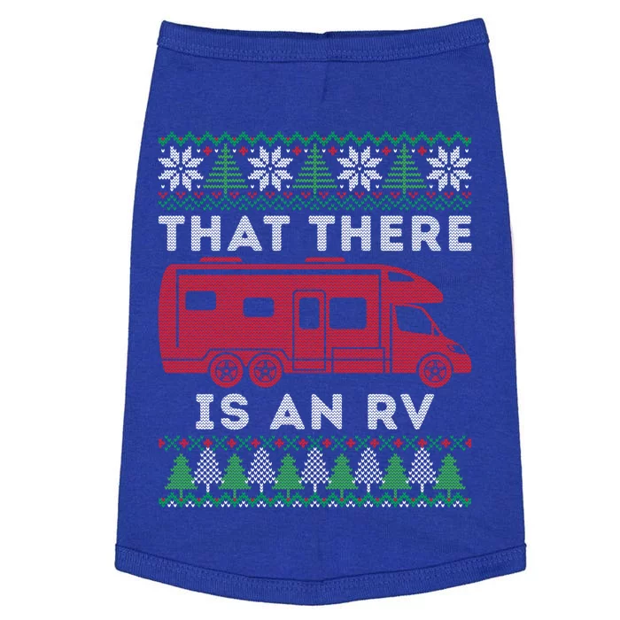 That There Is An Rv Ugly Christmas Camping Holiday Gift Doggie Tank