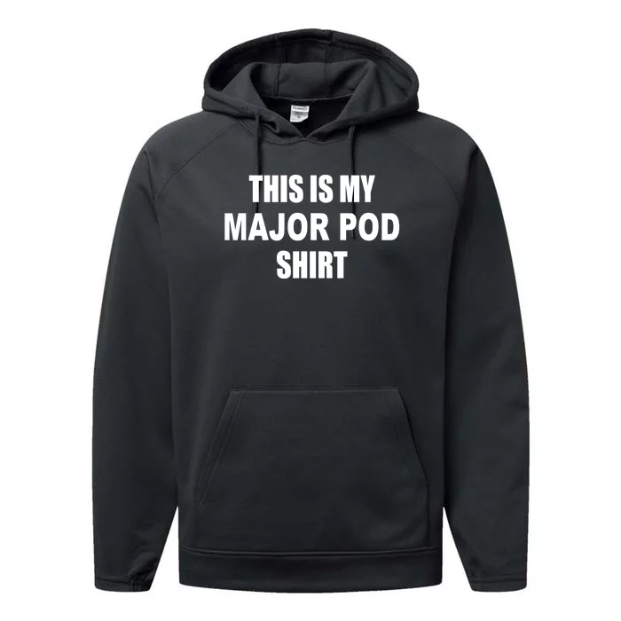 Themattcardona This Is My Major Pod Performance Fleece Hoodie