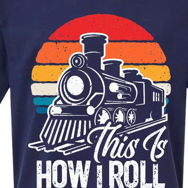 Train This Is How I Roll Train Lover Sueded Cloud Jersey T-Shirt