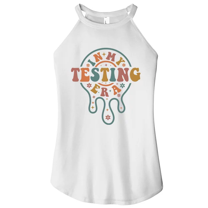 Teacher Testing In My Testing Era Women’s Perfect Tri Rocker Tank