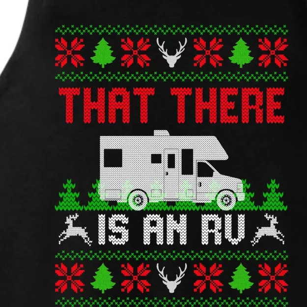 That There Is An Rv Camping Funny Ugly Christmas Campers Gift Ladies Tri-Blend Wicking Tank