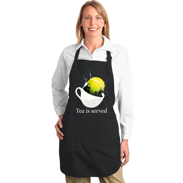 Tennis Tea Is Served Full-Length Apron With Pocket