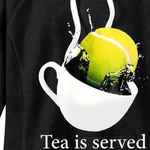 Tennis Tea Is Served Women's Fleece Hoodie