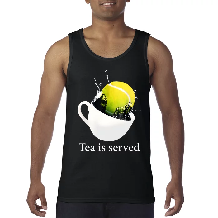 Tennis Tea Is Served Tank Top