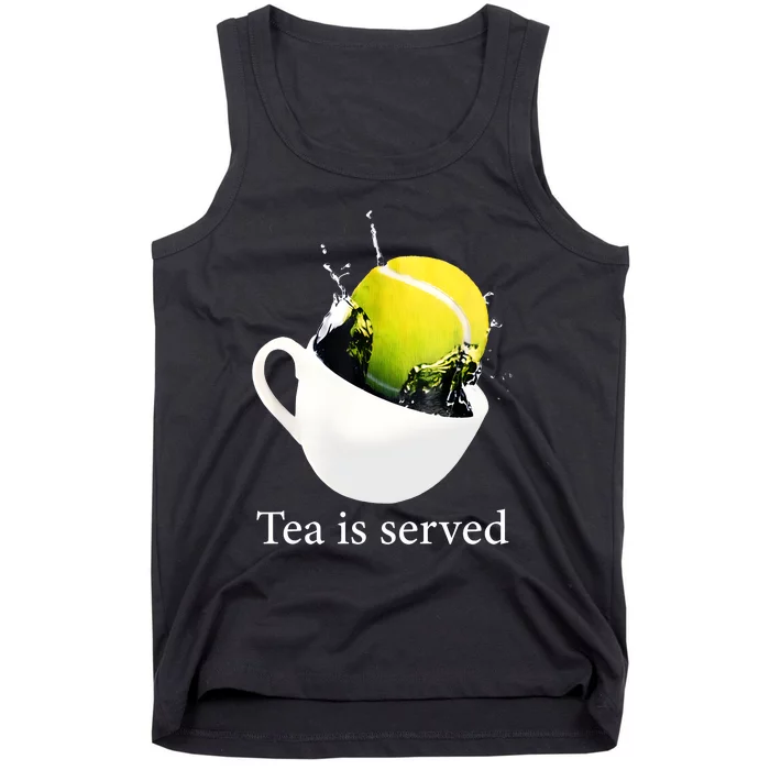 Tennis Tea Is Served Tank Top