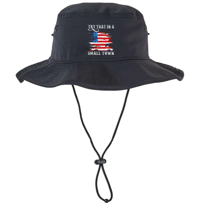 Try That In A Small Country Western Town Country Music Lover Legacy Cool Fit Booney Bucket Hat