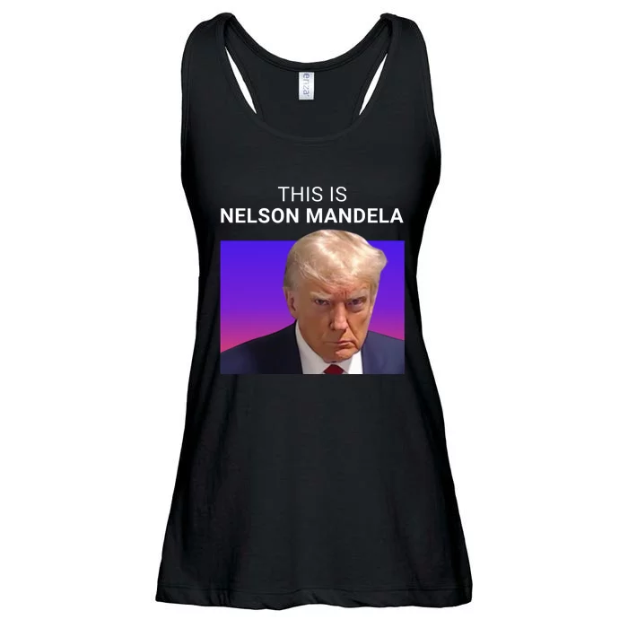 Trump This Is Nelson Mandela Ladies Essential Flowy Tank