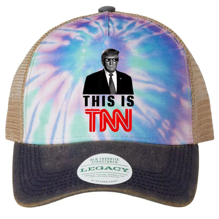 Trump This Is TNN Funny Legacy Tie Dye Trucker Hat